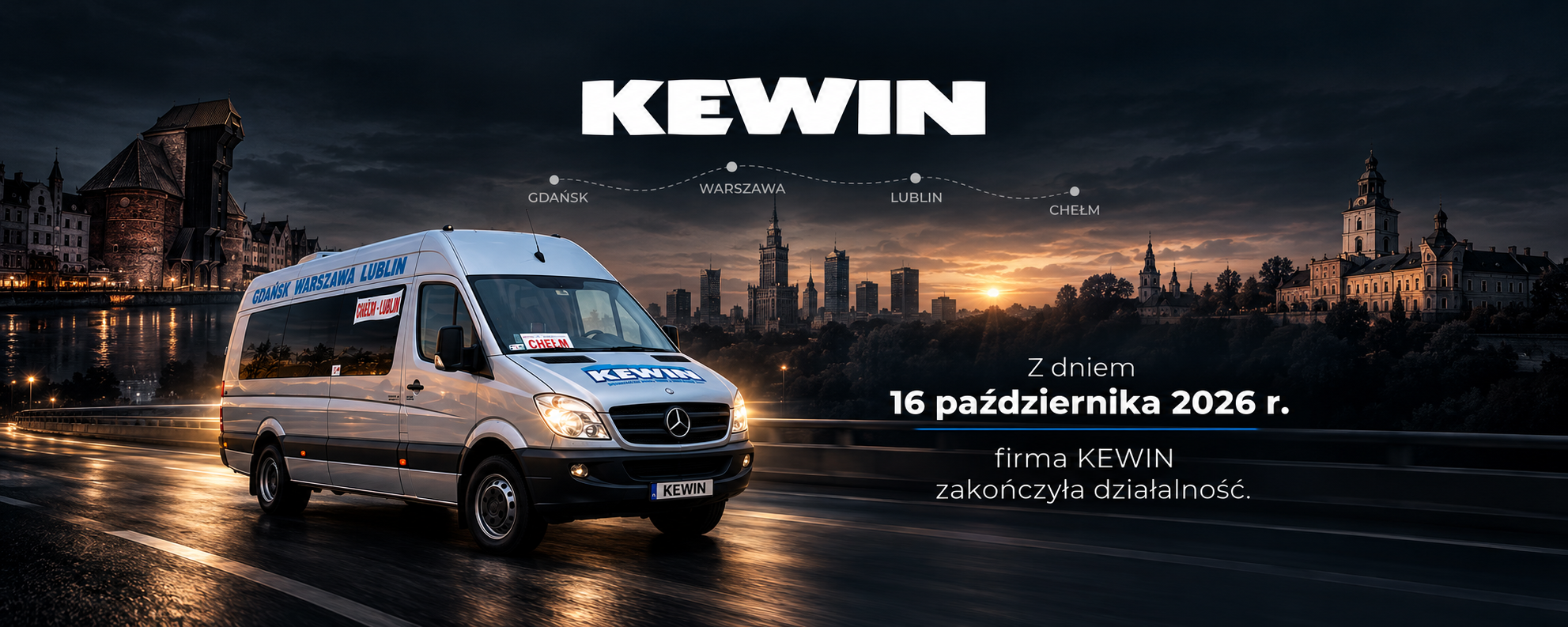KEWIN — z dniem 16 października 2026 r. firma zakończyła działalność